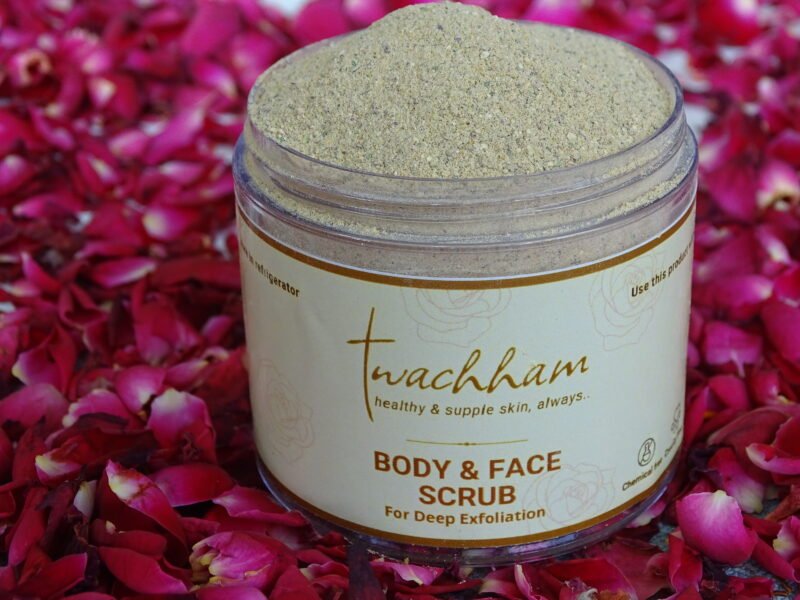 body and face scrub